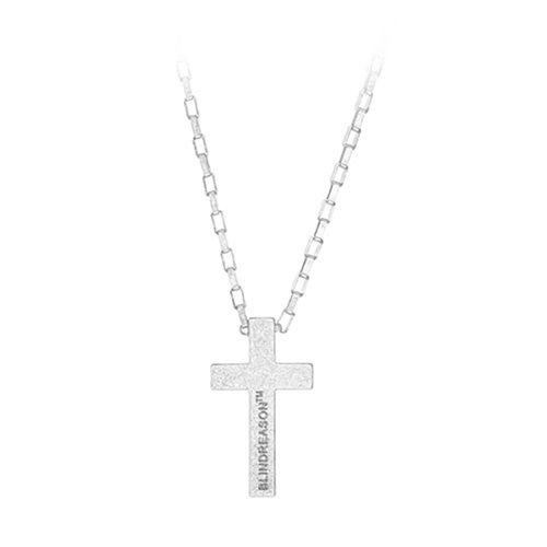 Cross Faith Power Silver Necklace (6123)
