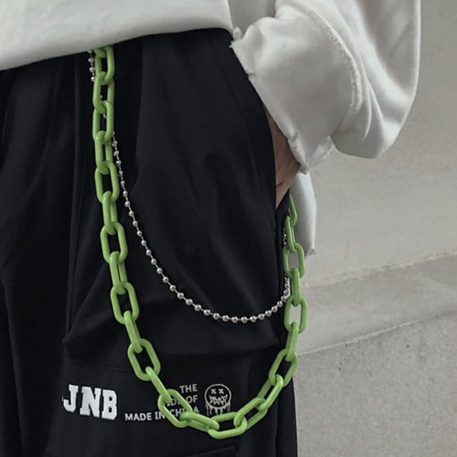 Acrylic Chain 2Color Pants Accessories (4448)
