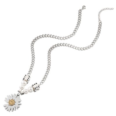 Smile Daisy Pearl Necklace (6110)