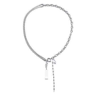 Short Pearl Clavicle Chain Necklace (6124)