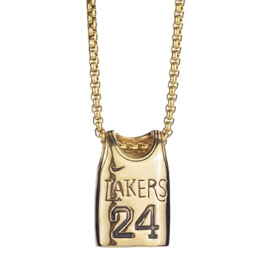 NBA No.24 Jersey 2Color Titanium Necklace (6327)