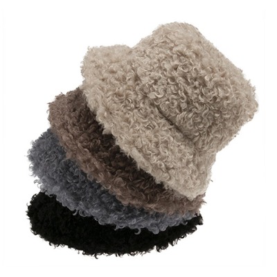 Curly Fur 7Color Fisherman Hat (8231)