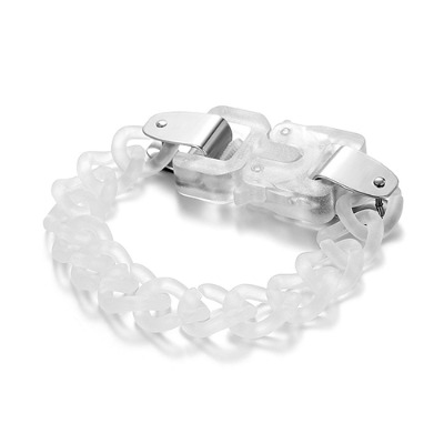 Transparent Acrylic Chain Bracelet (9806)