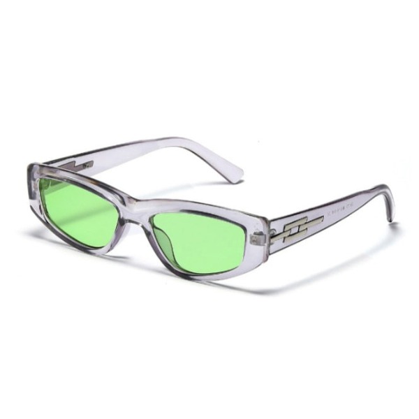 Stylish Translucent Curved 4Color Sunglasses (4198)