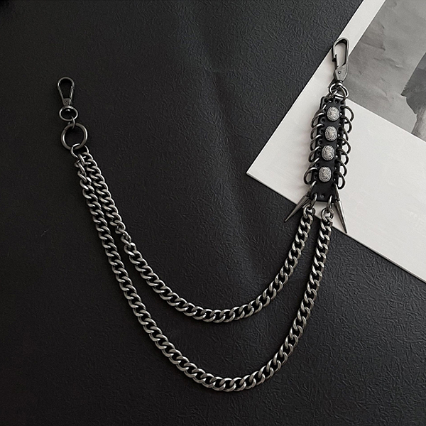 Centipede Mini Rings Double Bold Waist Chain (5362)