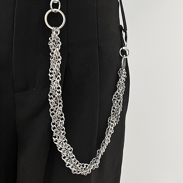 Randomly Twisted Bold Ring Surgical Waist Chain (5435)
