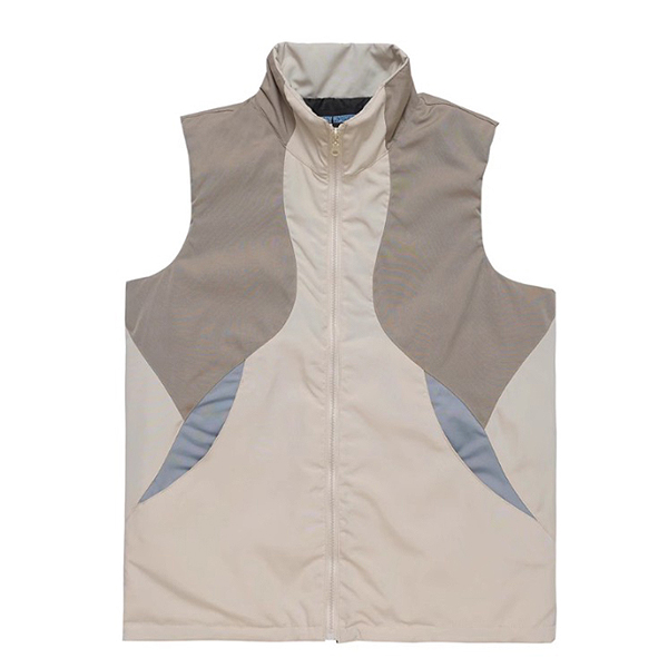 Wavy Color Toning Workwear 2Color Vest (6172)