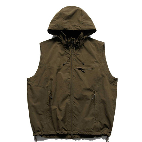 Daily Casual Outdoor 3Color Hood Vest (6445)