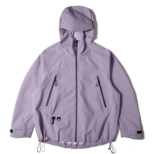 Oblique Zipper Pocket String 3Color Hood Jacket (7529)