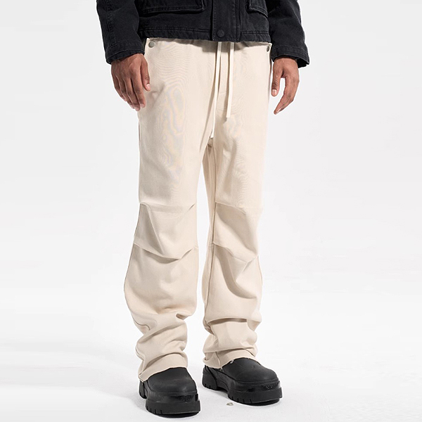 Middle Double Pintuck 2Color Casual Pants (7614)