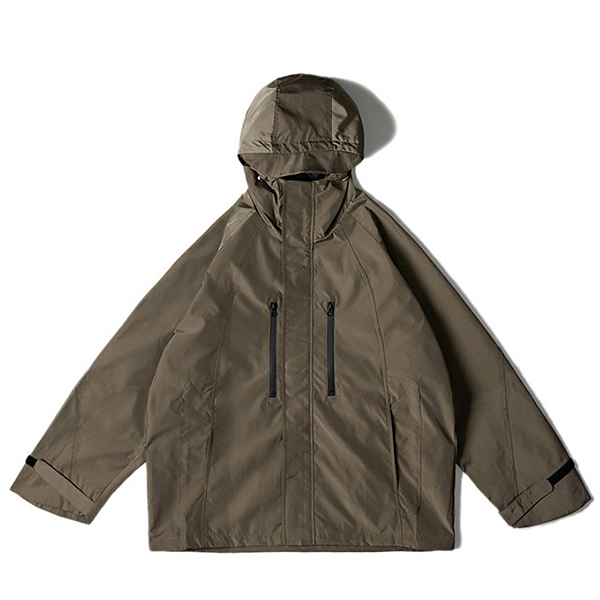 Simple Comfort Twoway Outdoor 2Color Hood Jacket (8604)