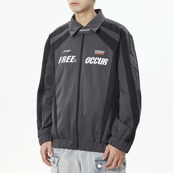 Free Occur Colored Line Sporty 2Color Jacket (8792)