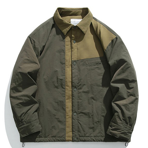 Green Colored Unisex Amekaji Workwear Jacket (8953)