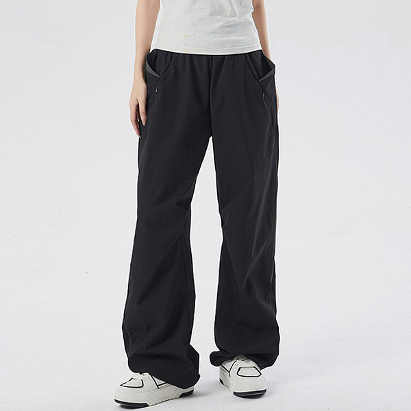Side Coloring Lines Outdoor 2Color Casual Pants (9715)