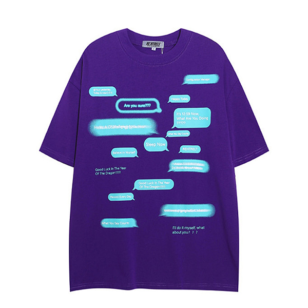Several Exchanged Messages Printing Loose 3Color TEE (0504)