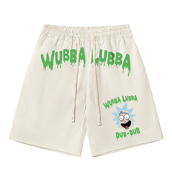 Flow Wubba Lubba Printing 3Color 1/2 Casual Pants (0574)