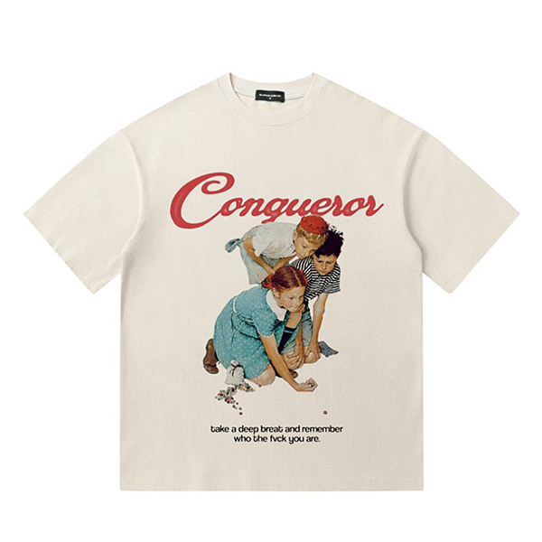 Old Antique Children Printing 6Color TEE (0584)